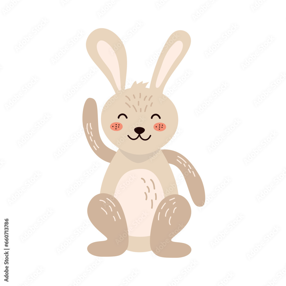 cute rabbit illustration