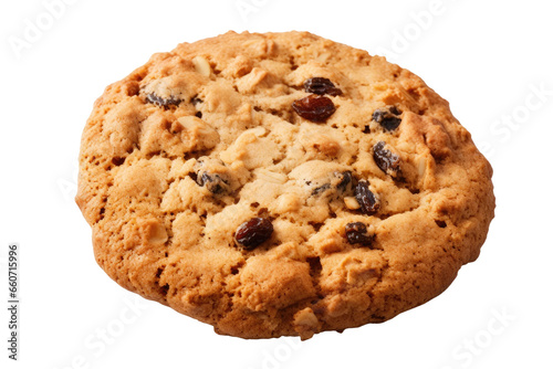 Irresistible Oatmeal Cookies on isolated background