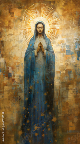 nossa senhora aparecida textura abstrata 