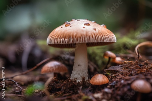A mushroom. Generative AI