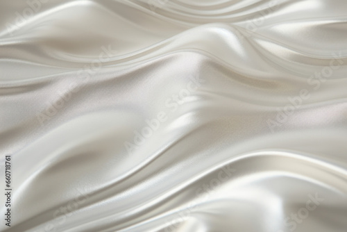 Closeup of a rippled textured plastic, with thin, wavy lines running throughout. The plastic has a shiny, metallic sheen and a slightly rigid feel.