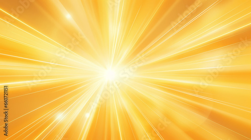 Raios solares amarelos. Flare laranja quente. Efeito gritante com transparência. Raios de sol. Fundo claro brilhante abstrato © Alexandre