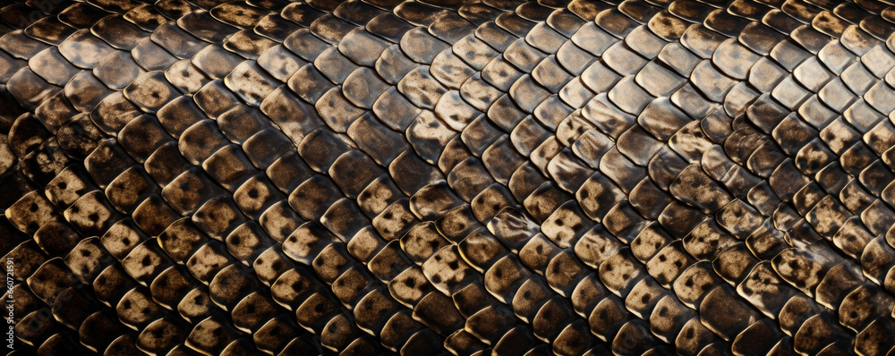 Closeup of Natural Python Skin Leather Warm and earthy, this python leather has a natural look with a mix of darker and lighter scales, displaying a unique and organic pattern. Closeup of Natural Python Skin Leather Warm and earthy, this python leather has a natural look with a mix of darker and lighter scales, displaying a unique and organic pattern.