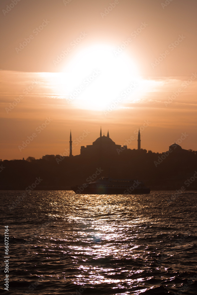 Naklejka premium sunset