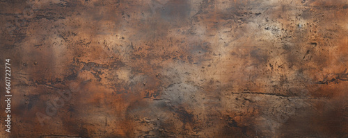 Texture of weathered brushed bronze, showcasing a distressed and rustic appearance. The paler, worn areas reveal the underlying blackened metal, while the raised portions are highlighted photo