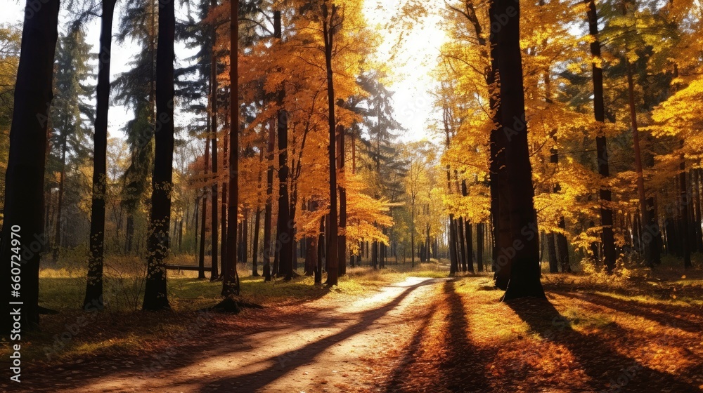 Whispering Woods: The Serene Beauty of an Autumn Forest Whispering Woods: The Serene Beauty of an Autumn Forest