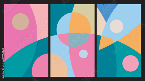 colorful abstract art for decoration