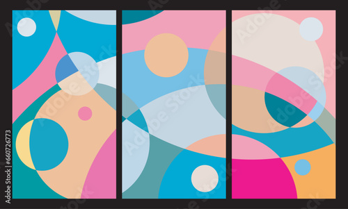 colorful abstract art for decoration