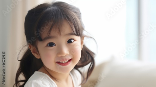 portrait of Japanese child