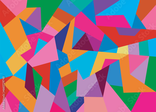 colorful abstract art for decoration