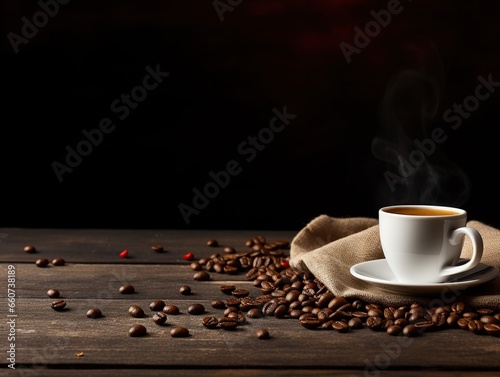 Espresso photography background illustration, Espresso lovers background, Espresso day background, Generative Ai 