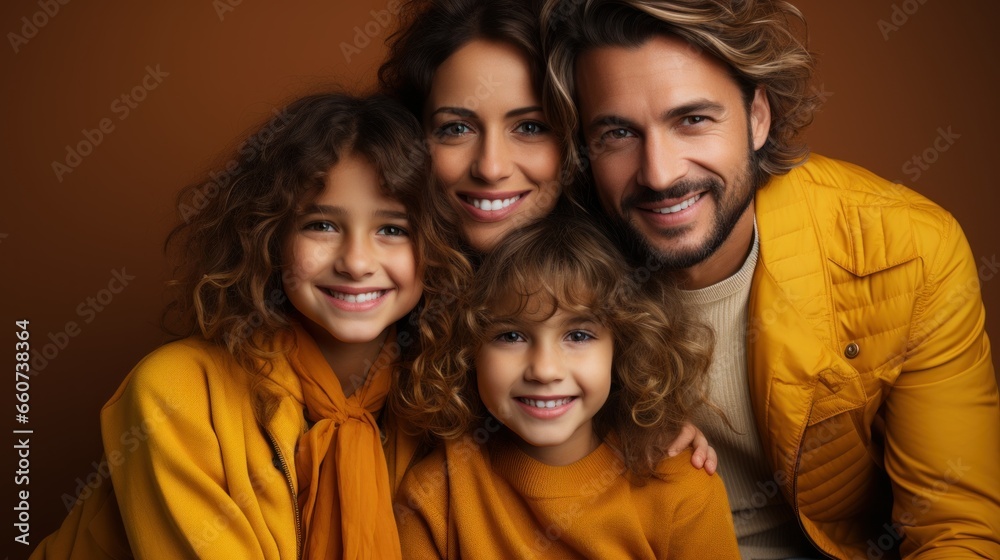 portrait of family portrait of family