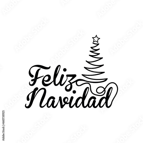 Text FELIZ NAVIDAD (Spanish...