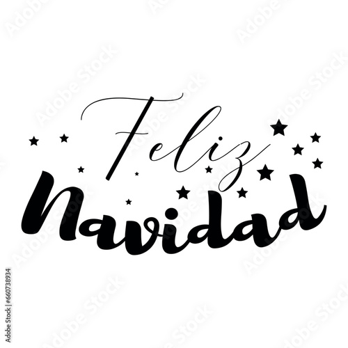 Text FELIZ NAVIDAD (Spanish...