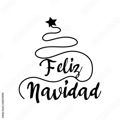 Text FELIZ NAVIDAD (Spanish...
