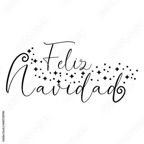Text FELIZ NAVIDAD (Spanish...