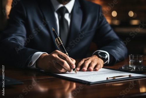 businessman working in office