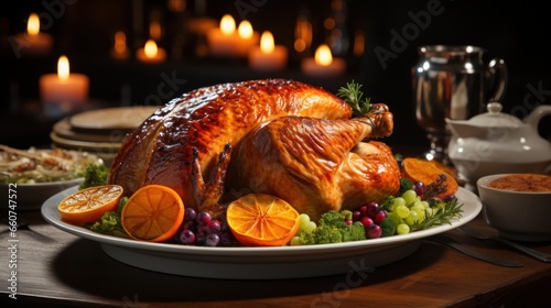 roasted chicken with vegetables