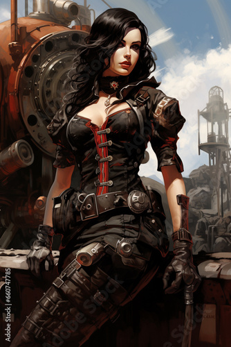 Guardian of the Gears: Mysterious Voyager in a Steampunk Odyssey