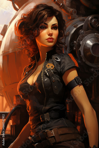 Guardian of the Gears: Mysterious Voyager in a Steampunk Odyssey