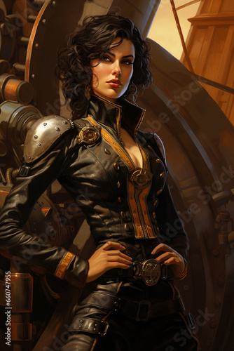 Guardian of the Gears: Mysterious Voyager in a Steampunk Odyssey