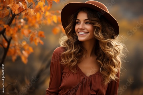 portrait of a woman in a hat