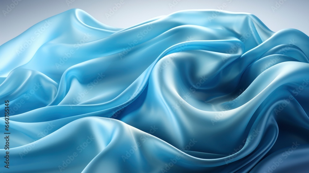 Blue shiny wavy background, HD, Background Wallpaper, Desktop Wallpaper