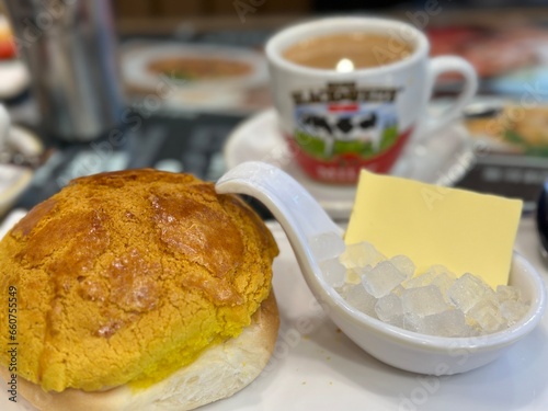 Photography coffee and cake in hongkong