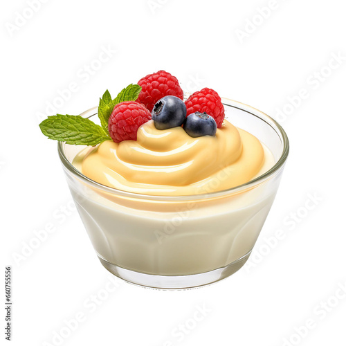 Zabaione, transparent background, isolated image, generative AI
