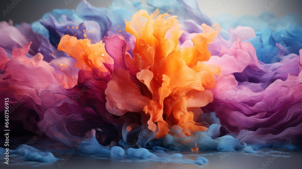 Abstract watercolor youtube channel art, HD, Background Wallpaper