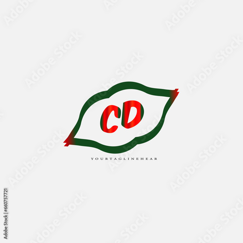 creative leap logo with gradient colour for your cosmetics business.