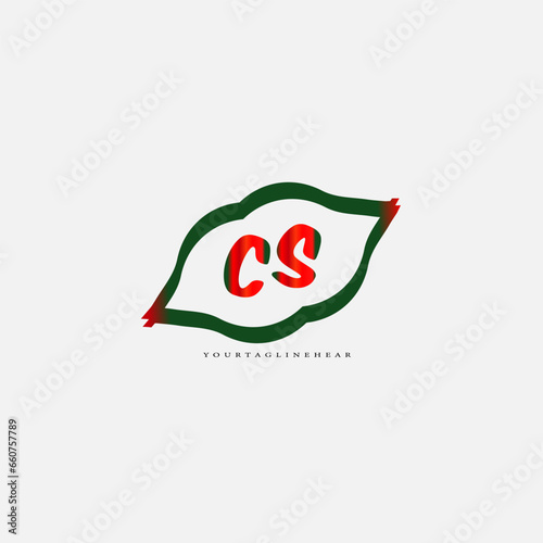 creative leap logo with gradient colour for your cosmetics business.