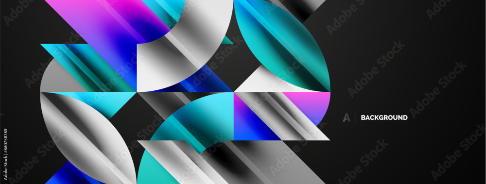 Abstract geometric shapes symbolizing creative technology, digital art, social communication, and modern science. Ideal for posters, covers, banners, brochures and websites Abstract geometric shapes symbolizing creative technology, digital art, social communication, and modern science. Ideal for posters, covers, banners, brochures and websites