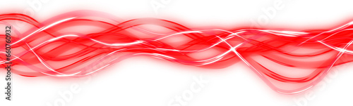 futuristic abstract red neon lines
