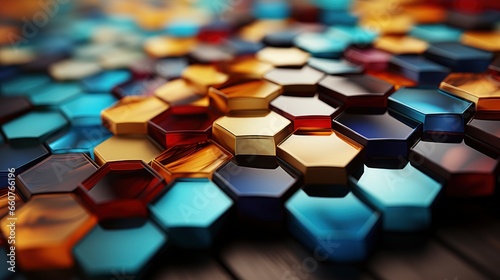 Colorful Background Hexagons ,Desktop Wallpaper Backgrounds, Background Hd For Designer