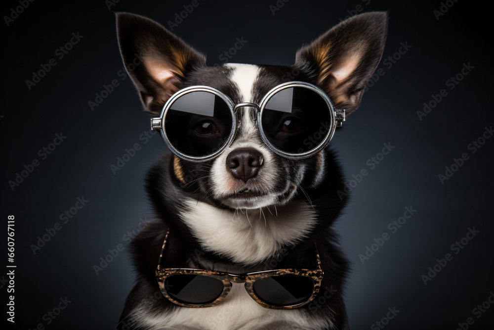 dog wear sunglasses