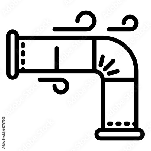 Return of investment icon, line icon style