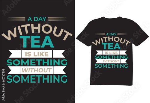 New Tea T-shirt design vector