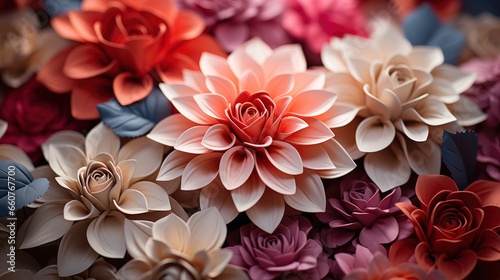 Floral Mosaic Art Mosaic Blooms Petal Puzzle ,Desktop Wallpaper Backgrounds, Background Hd For Designer © PicTCoral