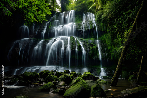waterfall in the forest © Planetz