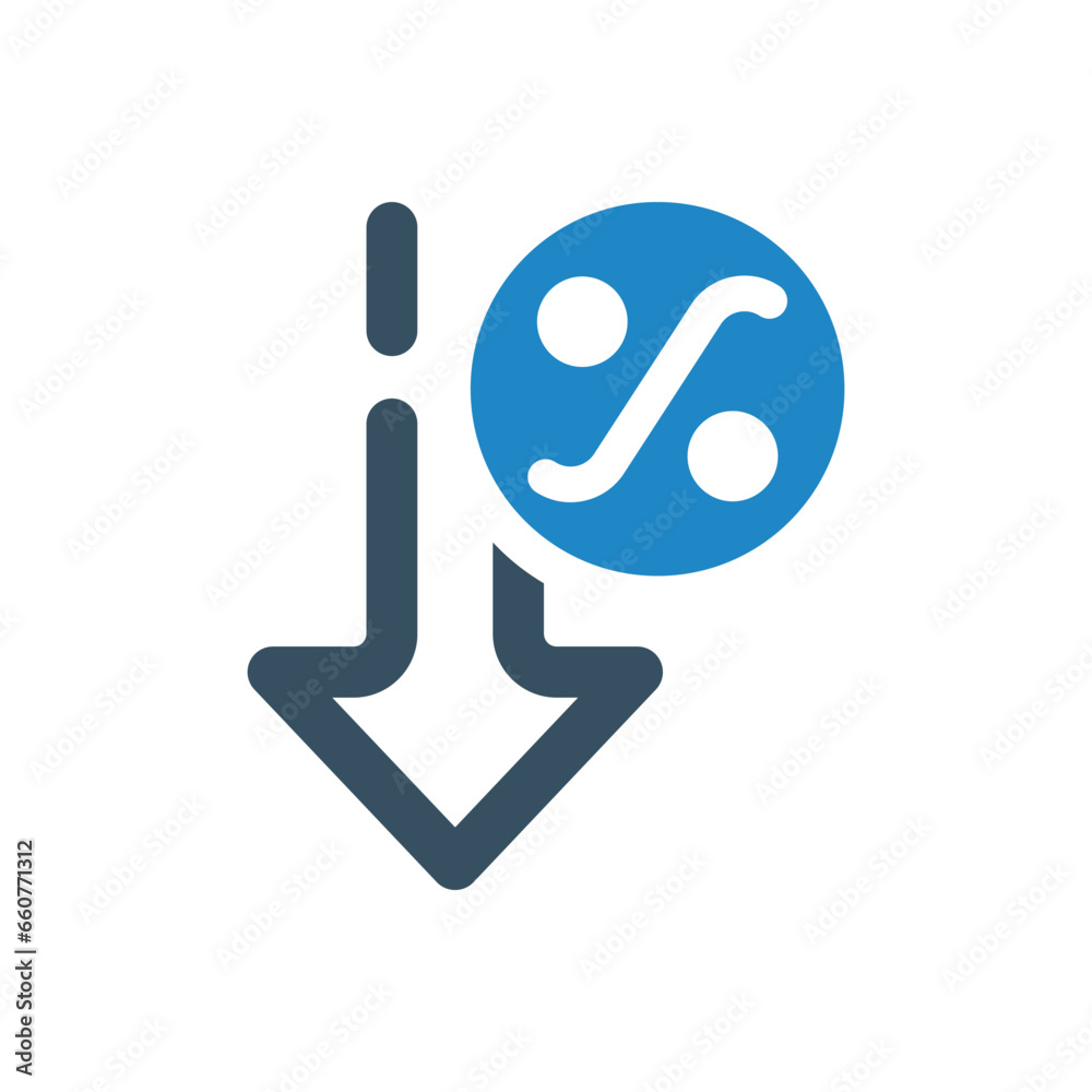 Interest rate icon vector illustration Interest rate icon vector illustration
