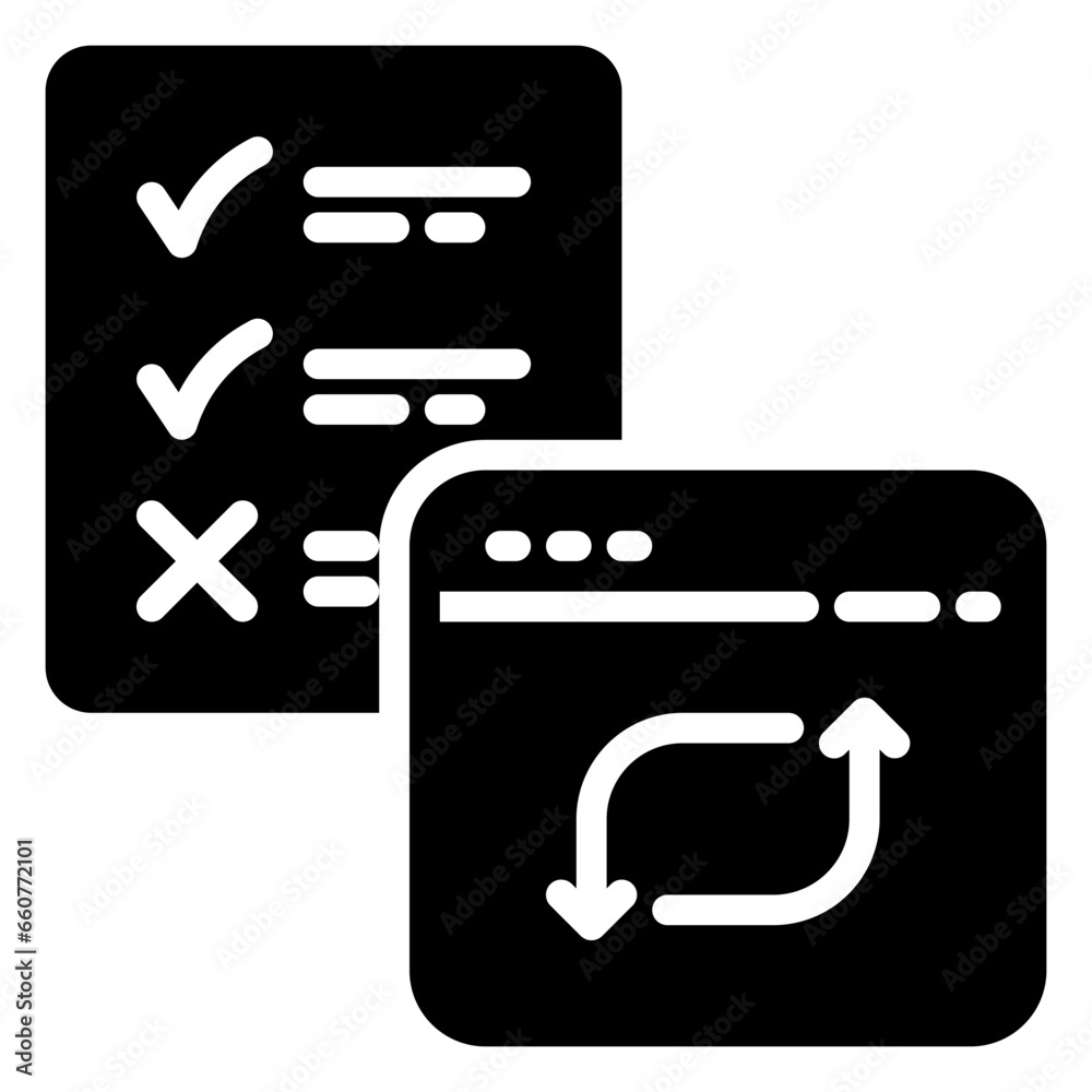 test icon, glyph icon style test icon, glyph icon style