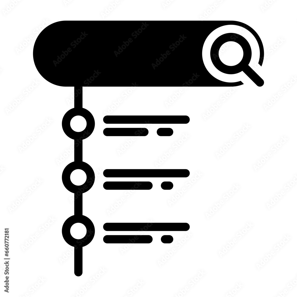 seo report icon, glyph icon style seo report icon, glyph icon style