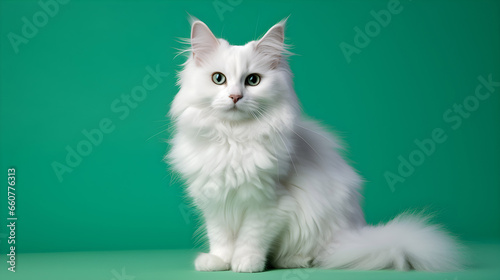 Turkish Angora cat photo