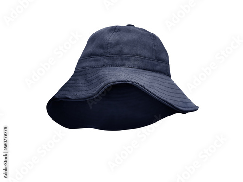 blue bucket hat PNG transparent