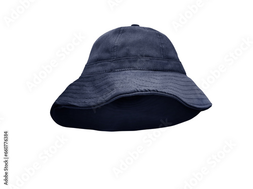 blue bucket hat PNG transparent