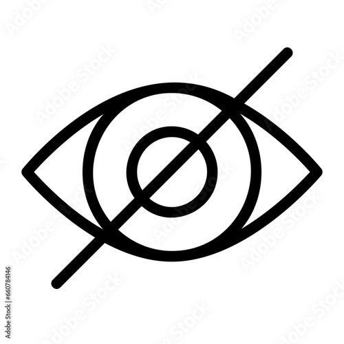 hidden outline icon