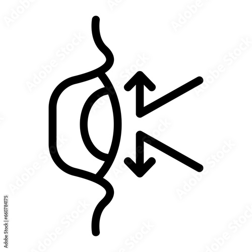 blind outline icon