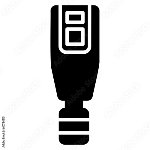 retinoscope glyph icon