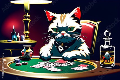 cat and porker game